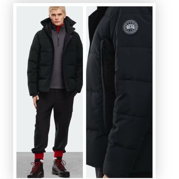CANADA GOOSE 2092M Coated Wyndham Black Label Parka Medium NWT $1395 - Picture 1 of 15